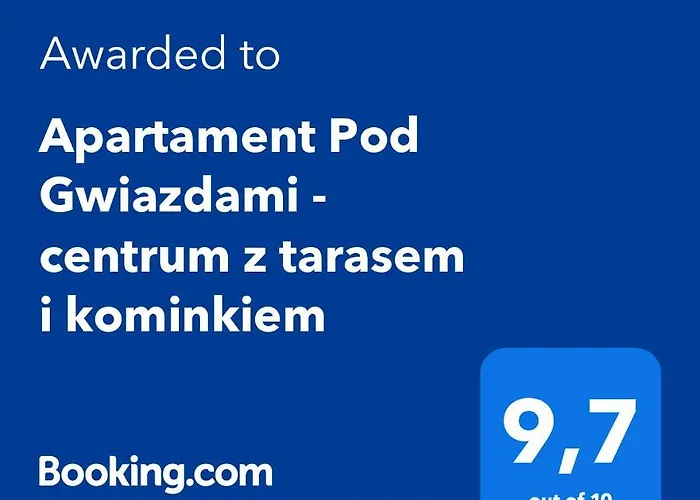 Appartement Pod Gwiazdami - Centrum Z Tarasem I Kominkiem *